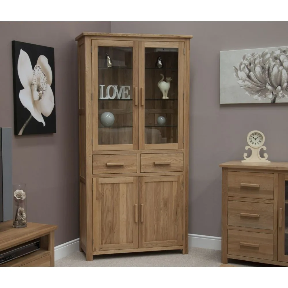 solid oak display cabinets at house of oak