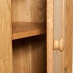 Wentworth Oak Small 1 Door Cabinet - Image 4