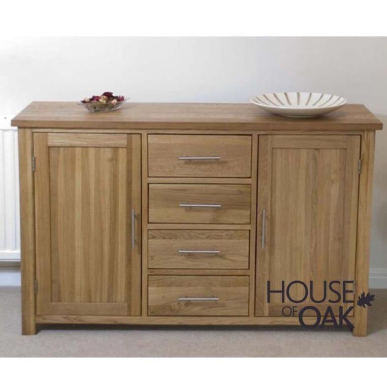 Opus Solid Oak Large Sideboard - Image 3