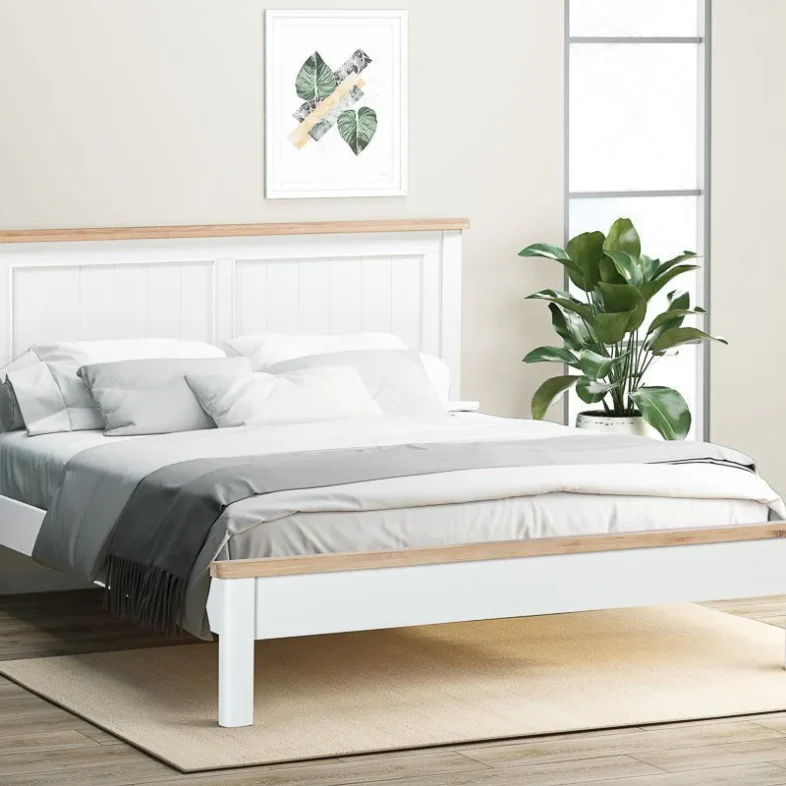 Carrington Oak Bedroom Furniture Painted in Off White Lifestyle