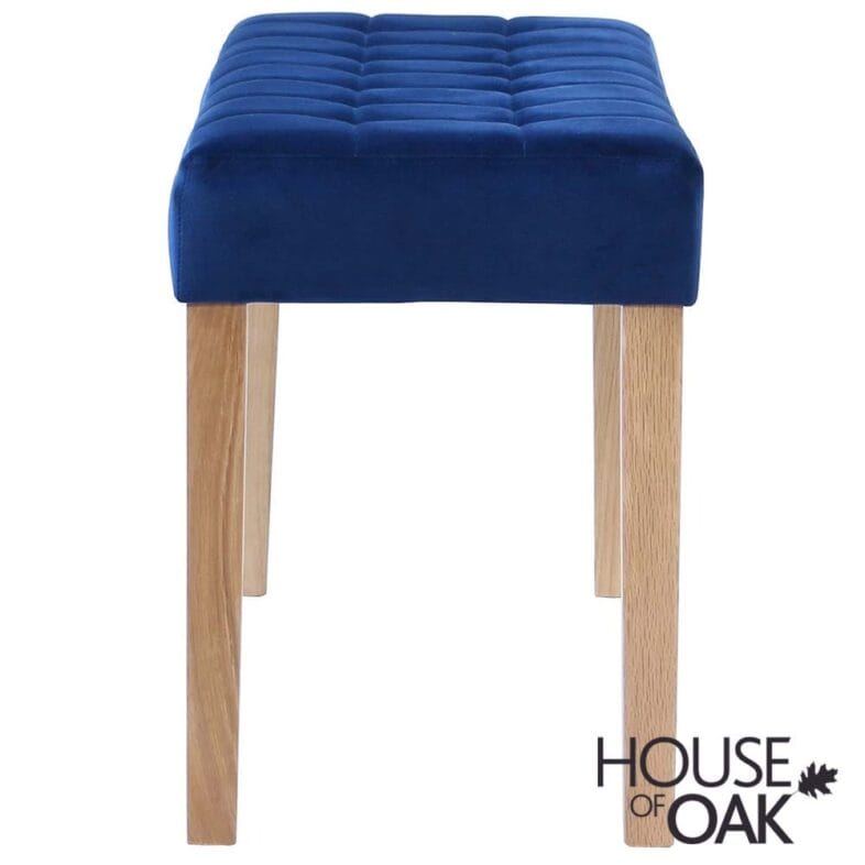 Ava 90cm Bench in Ocean Blue - Image 2