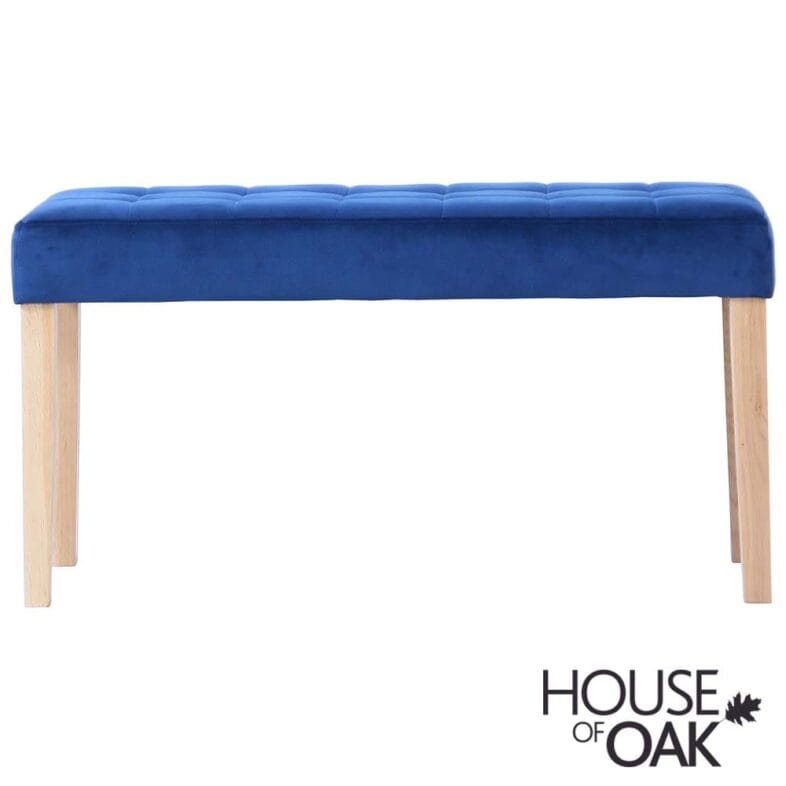 Ava 104cm Bench in Ocean Blue - Image 3