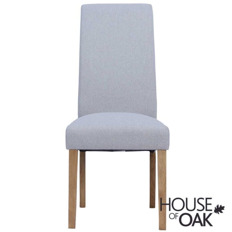 Ashleigh Fabric Chair in Light Grey - Image 5
