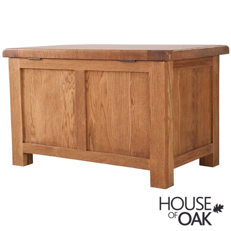 Balmoral Oak Small Blanket Box - Image 2