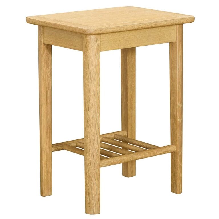 Stockholm Oak Tall Lamp Table