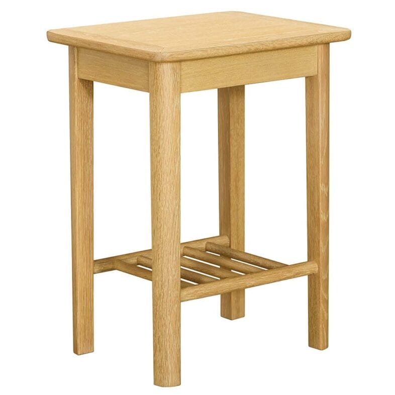 Stockholm Oak Tall Lamp Table