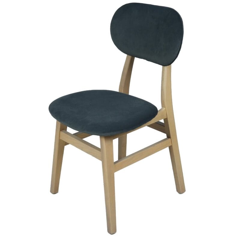 Stockholm Oak Dining Chair - Dark Grey - Image 2