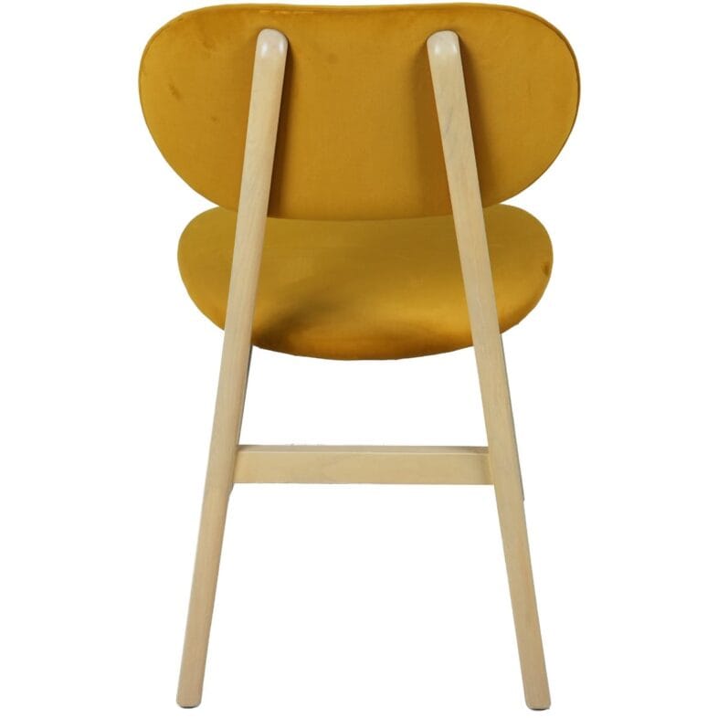 Stockholm Oak Dining Chair - Mustard - Image 3