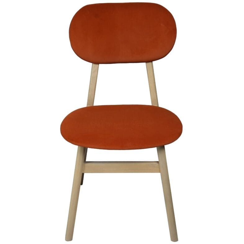 Stockholm Oak Dining Chair - Rust - Image 4
