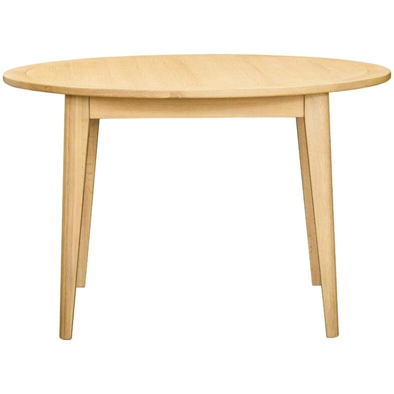 Stockholm Oak 120cm Round Dining Table - Image 3