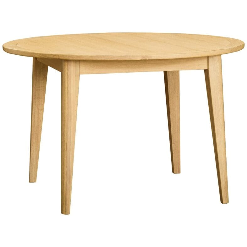 Stockholm Oak 120cm Round Dining Table - Image 2