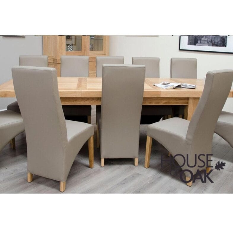 Bordeaux Oak 180cm Extending to 260cm Dining Table - Image 2