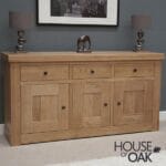 Bordeaux Oak Medium Sideboard - Image 2