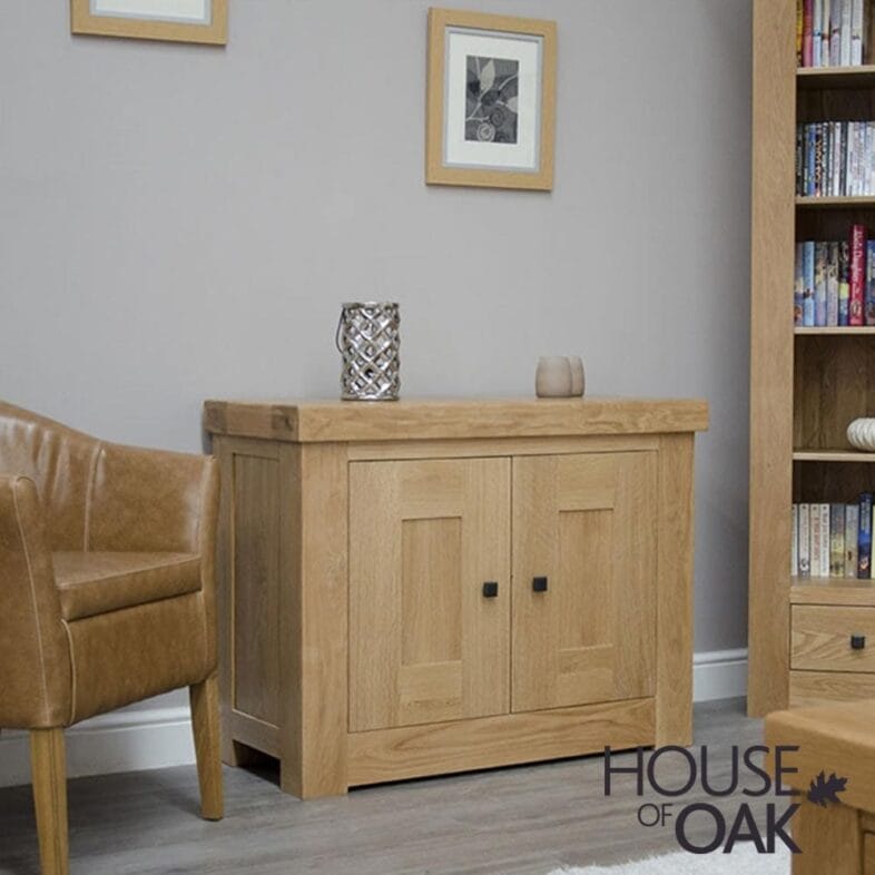 Bordeaux Oak Occasional Cupboard - Image 4