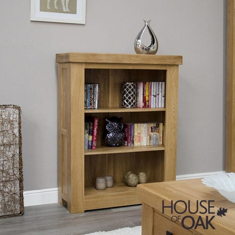 Bordeaux Oak Small Bookcase - Image 2