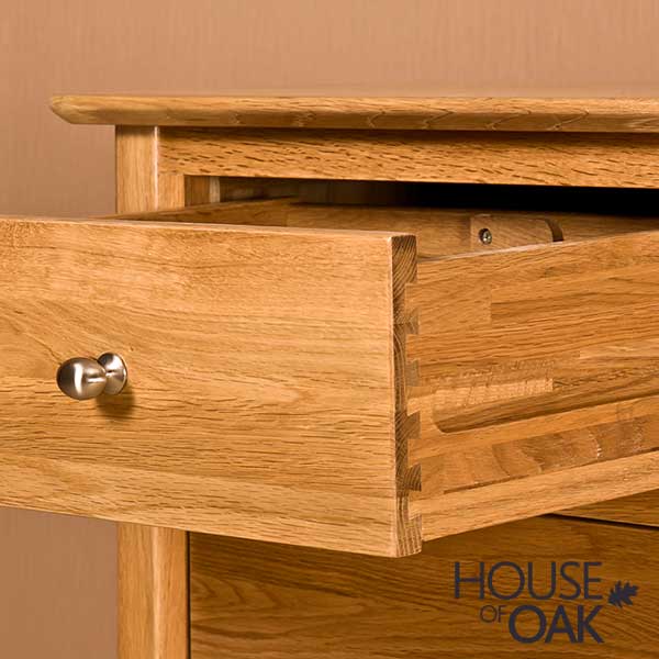 Buckingham Solid Oak 3 Over 4 Wide Chest Of Drawers - Image 5