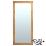 Buckingham Solid Oak Wall Mirror 130cm x 60cm - Image 2