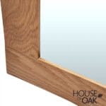Buckingham Solid Oak Wall Mirror 130cm x 60cm - Image 5