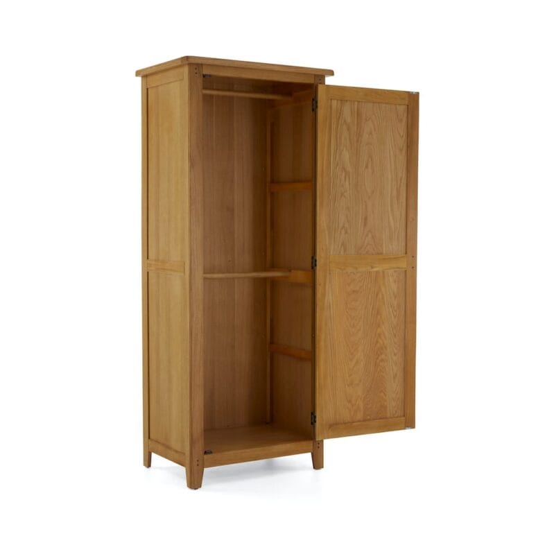 Paignton Oak Full Hanging Wardrobe - Image 4