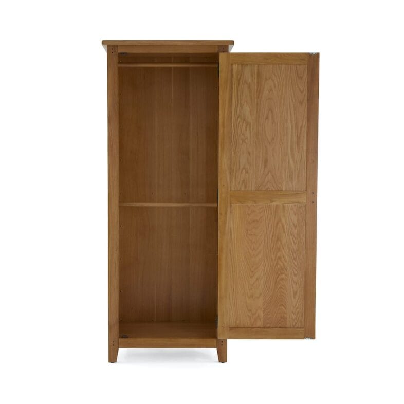 Paignton Oak Full Hanging Wardrobe - Image 9