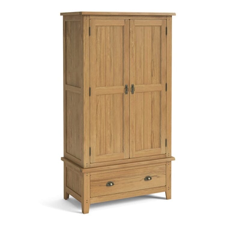 Paignton Oak Gents Wardrobe