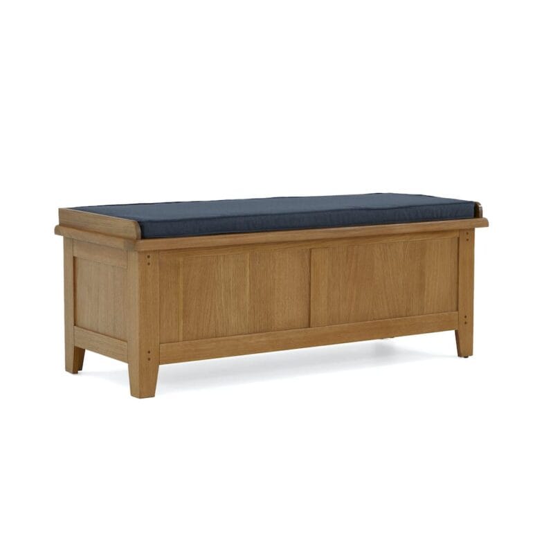 Paignton Oak Storage Blanket Box - Image 3