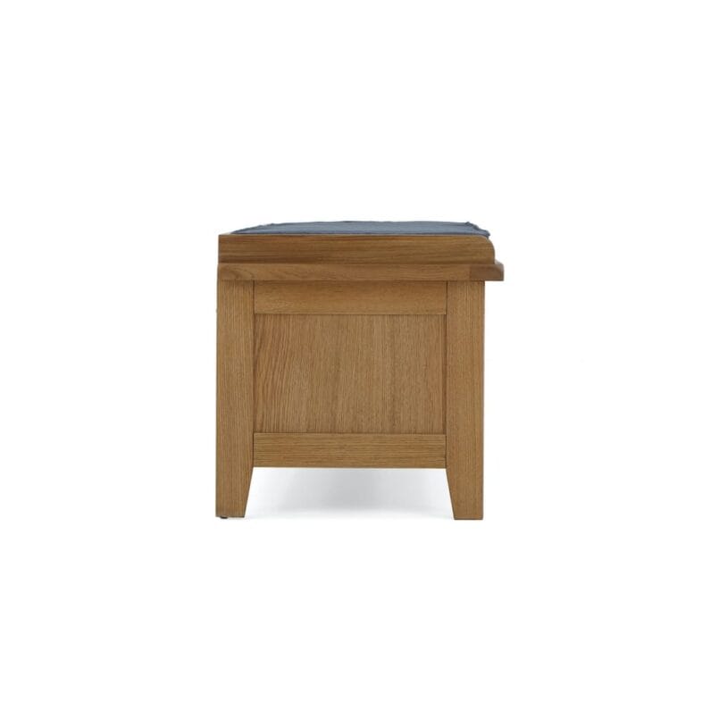 Paignton Oak Storage Blanket Box - Image 17