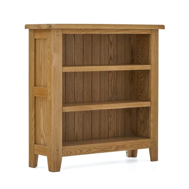 Paignton Oak Low Bookcase