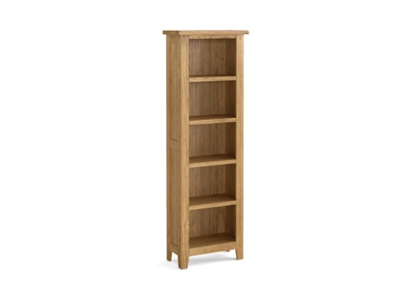 Paignton Oak Slim Bookcase - Image 2