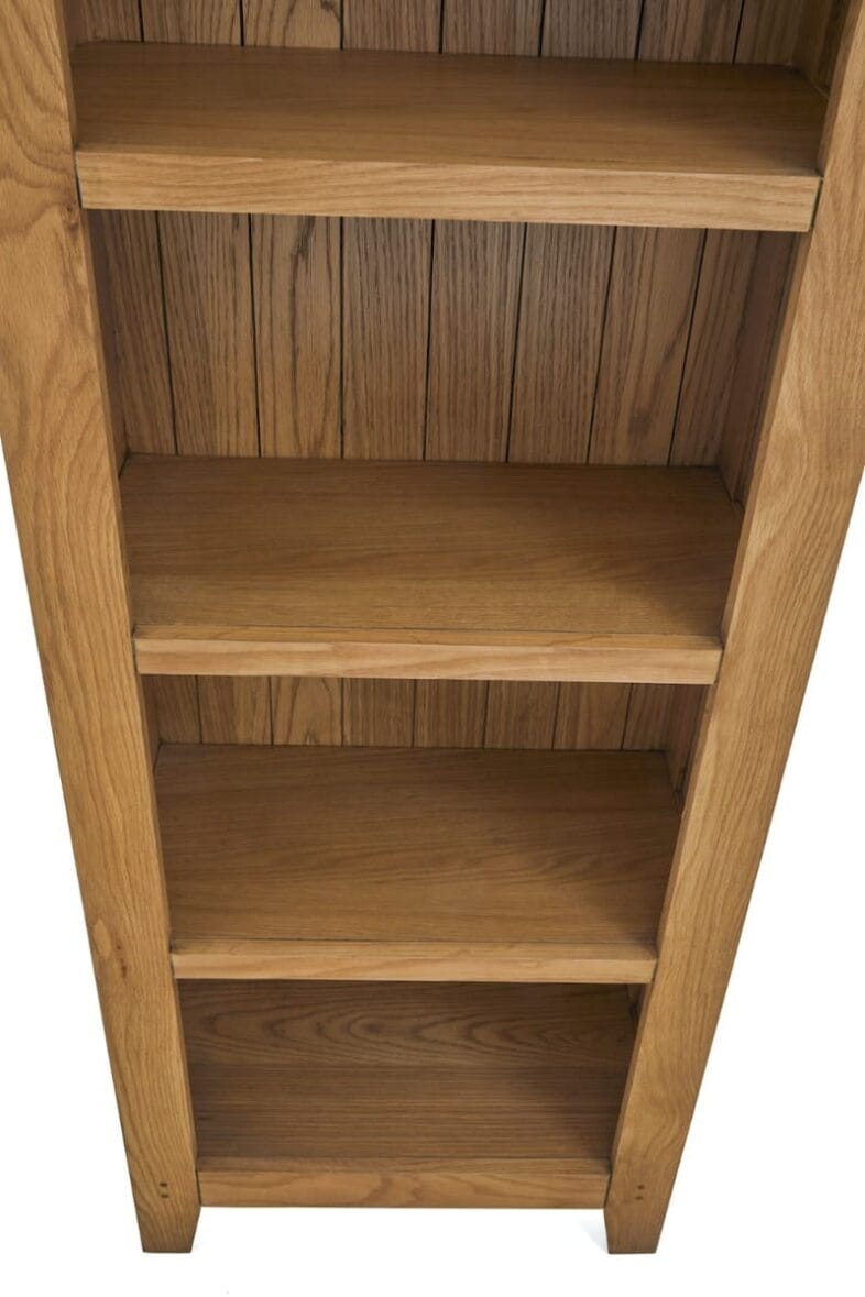 Paignton Oak Slim Bookcase - Image 5