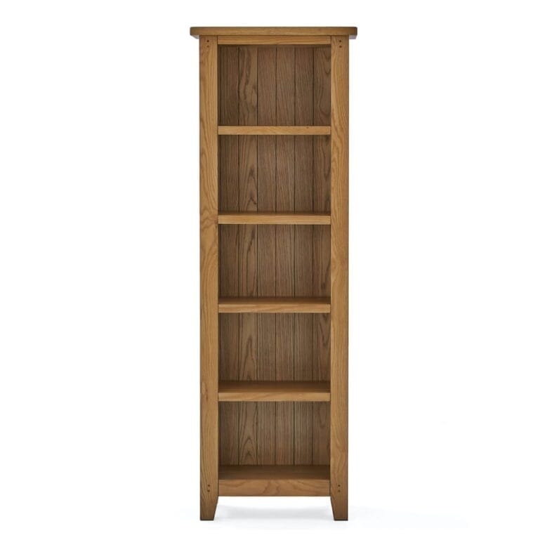Paignton Oak Slim Bookcase - Image 8