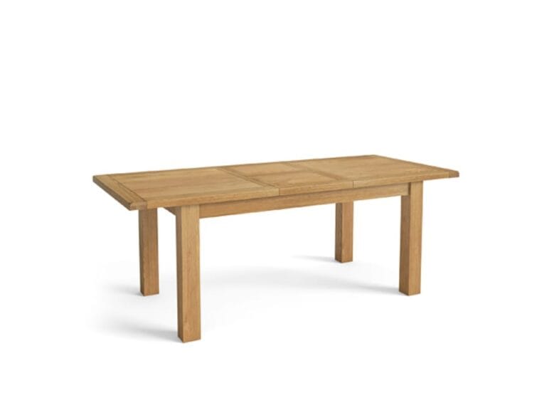 Paignton Oak Large Butterfly Extending Dining Table - Image 2