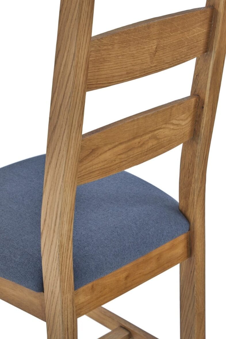 Paignton Oak Ladderback Dining Chair - Image 6