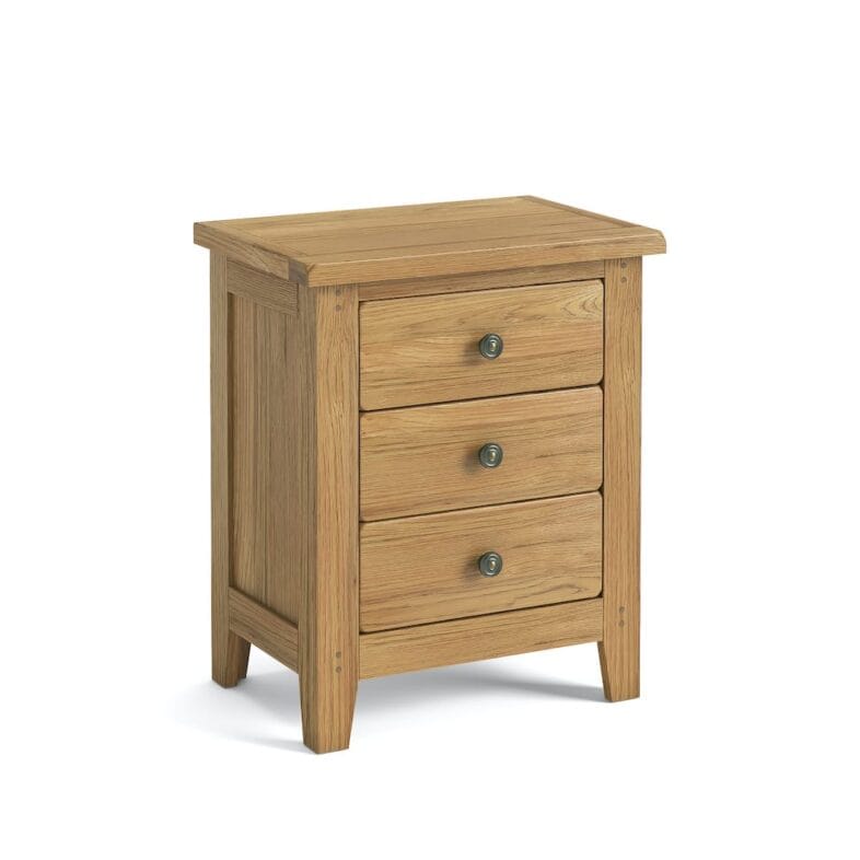 Paignton Oak Bedside Cabinet - Image 13
