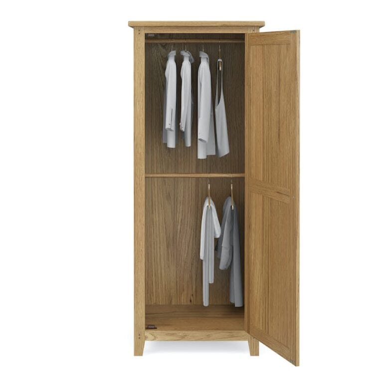 Paignton Oak Full Hanging Wardrobe - Image 11