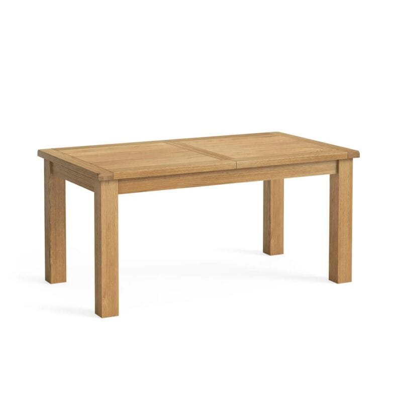 Paignton Oak Large Butterfly Extending Dining Table
