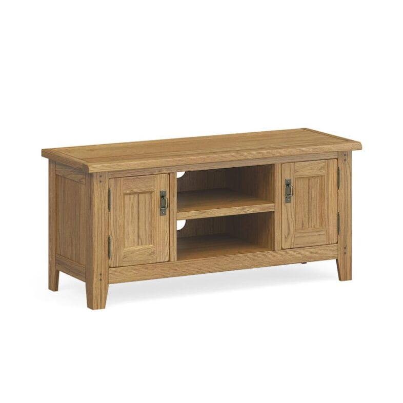 Paignton Oak Small TV Unit 120cm - Image 2