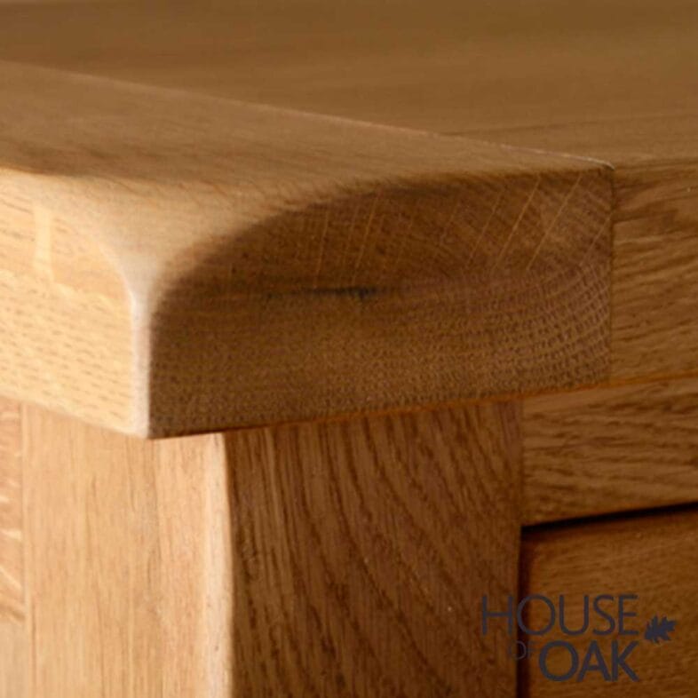 Canterbury Oak Rectangular Coffee Table with Shelf - Image 2