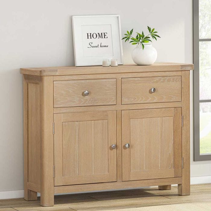 Carrington Oak 2 Door 2 Drawer Sideboard
