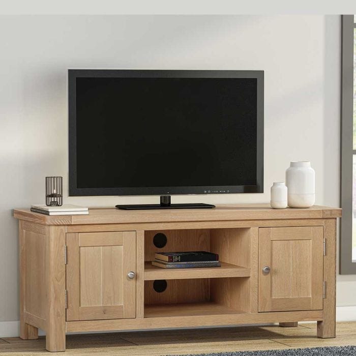 Carrington Oak 2 Door TV Unit