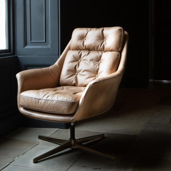 Celestial Luxury Office Chair in Nutter Leather - Image 3