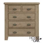 Chatsworth Oak 2 Over 3 Drawer Chest - Image 4