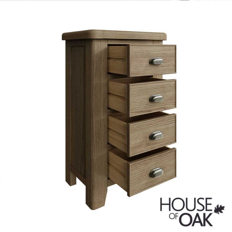 Chatsworth Oak 4 Drawer Chest - Image 3
