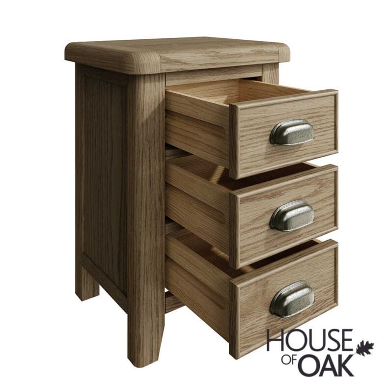 Chatsworth Oak Bedside Cabinet - Image 3
