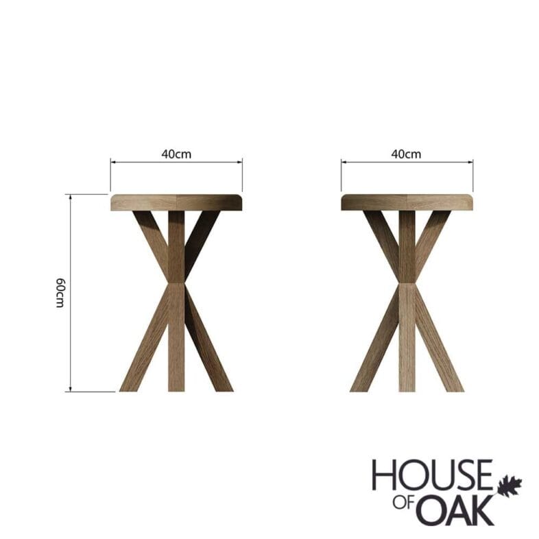 Chatsworth Oak Round Side Table - Image 5