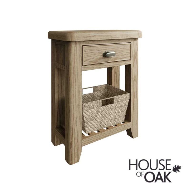 Chatsworth Oak Telephone Table - Image 2