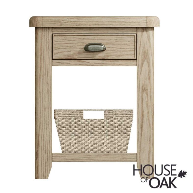 Chatsworth Oak Telephone Table - Image 4