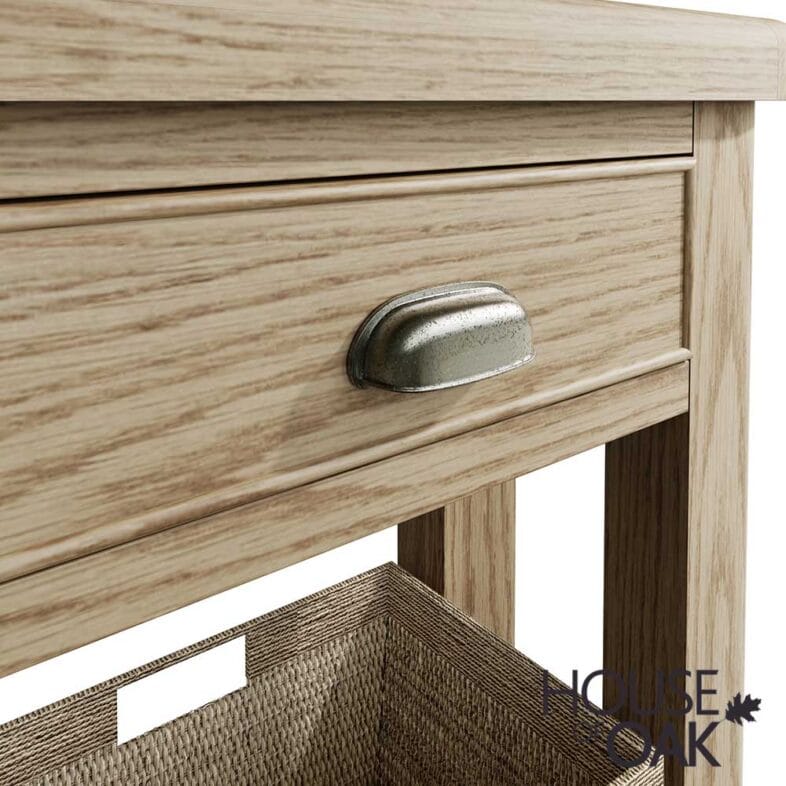 Chatsworth Oak Telephone Table - Image 6