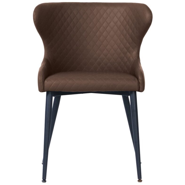 Orbit Dining Chair in Brown PU - Image 5