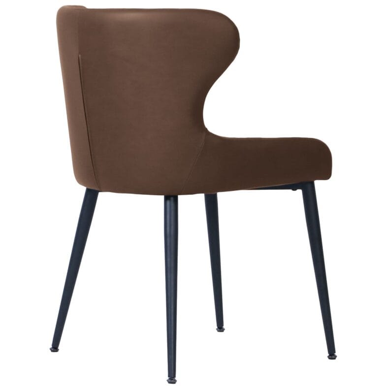 Orbit Dining Chair in Brown PU - Image 3